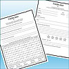 Slide2 Homeschool resource worksheet titled 'Freckle Juice' with questions and activities for students.