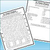 Slide2 Educational worksheet titled 'Mr. Popper's Penguins' with questions and activities for chapter 11, designed for homeschooling students.