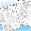 Slide2 Homeschool resource worksheet featuring a crossword puzzle and a story about Ginger Pye, designed for educational activities.