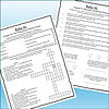Slide2 Homeschool resource worksheet featuring chapter summaries, crossword puzzles, and educational activities for homeschooling students.