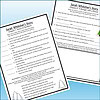Slide2 Sarah Whitcher's story worksheet for homeschool reading activities with story summary and questions.