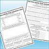 Educational worksheet titled 'Grandma's Attic' with activities for homeschool learning, including matching and drawing exercises.