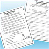 Slide2 Homeschool resource worksheet featuring a story about Henry and Beezus with questions for children.