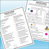 Slide2 Homeschool resource worksheet with crossword puzzle and quiz questions for educational activities.