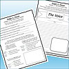 Slide2 Educational worksheets for homeschooling featuring Ralph S. Mouse and The Voice chapter activities.