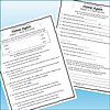 Homeschool Resource Co. worksheet titled 'Home Again' with questions and activities for homeschooling students.