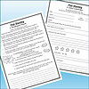 Slide2 Homeschool Resource Co. educational worksheet featuring a story analysis activity for children.