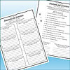 Slide2 Homeschool resource worksheet for Anastasia and Genevieve with questions and activities.