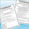 Slide2 Printable holiday concert worksheet with questions about a chapter titled 'The Last Holiday Concert' for homeschool activities.