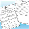 Slide2 Educational worksheet for 'Ella Enchanted' chapter questions, featuring multiple-choice and short-answer sections for homeschool reading comprehension.