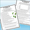 Slide2 Page from 'The Whipping Boy' book with chapter summaries and illustrations of trees.