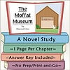 The Moffat Museum Book Cover Book cover for 'The Moffat Museum' by Eleanor Estes, featuring an open book with a museum illustration and colorful chapter tabs.