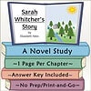 Sarah Whitcher's Story Book Cover Children's educational book cover titled 'Sarah Whitcher's Story' by Elizabeth Yates, featuring a colorful illustration of a forest scene with a river and sun.