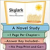Skylark Homeschool Science Book Cover Cover of Skylark by Patricia MacLachlan, a homeschool science book with a sunny wheat field illustration and colorful chapter tabs.