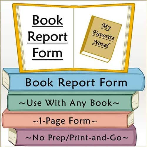 Slide271 Book Report Form