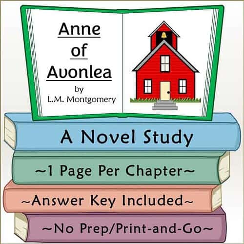 Anne of Avonlea Novel Study