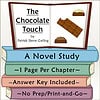 The Chocolate Touch Book Cover Book cover of 'The Chocolate Touch' by Patrick Skene Catling featuring illustrations of chocolate and desserts.