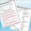 Slide3 Sample homeschool quiz worksheet on Mandie and the Forbidden Attic with multiple-choice questions.