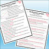 Slide3 Close-up of homeschool reading material pages with highlighted text and annotations for educational use.