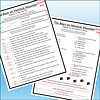 Slide3 Answer key and worksheet for 'The Bears on Hemlock Mountain' chapter 3, featuring multiple-choice questions and annotations for homeschool learning.