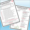 Slide3 Sample pages from 'The Courage of Sarah Noble' with highlighted answers and annotations for educational purposes.