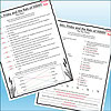 Slide3 Educational worksheet titled 'Mrs. Frisby and the Rats of NIMH' with questions and answers for children, featuring black and white illustrations and text.