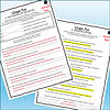Slide3 Homeschool Resource Co. educational worksheet on Ginger Pye and Skeleton Houses for homeschooling students.