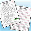 Slide3 Homeschool resource worksheet for Chapter 3 of Mountain Born, featuring questions and an answer key, designed for homeschooling families.