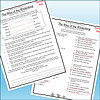 Slide3 Educational worksheet titled 'The Wag of the Wilderness' with multiple-choice questions and answer key, designed for homeschooling activities.