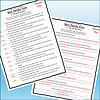 Slide3 Sample answer key and worksheet for 'Best Family Ever' themed homeschool activity.