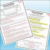Slide3 Homeschool resource worksheet featuring questions about Henry and Beezus, with highlighted answers and annotations for educational purposes.
