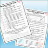 Slide3 Homeschool Resource Co. worksheet titled 'Henry and the Paper Route' with answer key and educational content.