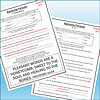 Slide3 Homeschool resource worksheet with questions and a quote from Proverbs 16:24 about pleasant words.
