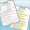 Slide3 Homeschool resource worksheet for chapter 7, 'The Escape,' featuring highlighted sections and questions about Ralph's actions and the story's plot.