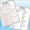 Homeschool Resource Co. educational worksheet for homeschooling, featuring questions and activities for children.