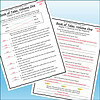 Homeschool Resource Co. educational worksheet on Book of Tales, Volume One, featuring questions and activities for children.