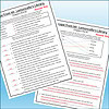 Slide3 Homeschool Resource Co. educational worksheet with answer key and colorful graphs for homeschooling activities.