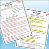 Slide3 Homeschool Resource Co. educational worksheet for Miss Victoria with answer key and highlighted sections for homeschooling activities.