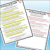 Slide3 Open book with highlighted text and handwritten notes on a story about Princess and the Goblin, illustrating study or reading materials.
