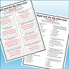 Slide3 Educational worksheet for homeschooling with questions about Abigail and the Big Start Over story.