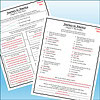 Slide3 Educational worksheet titled 'Journey to America' with questions about the book and historical events, featuring colorful illustrations and answer options.