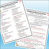 Slide3 Educational worksheet on 'Mandie and the Secret Tunnel' with questions and answer key for homeschool learning.