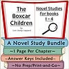 Slide301 The Boxcar Children Novel Study Bundle Books 1-4