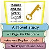Mandie and the Secret Tunnel Book Cover Cover image of Mandie and the Secret Tunnel, a children's novel by Lois Gladys Leppard, featuring a key and colorful stacked books.