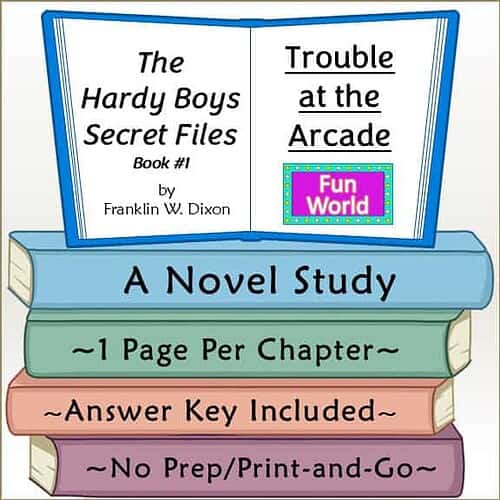 Slide44 Trouble at the Arcade Novel Study The Hardy Boys Secret Files Book 1