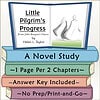 Homeschool Resource Co. Book Cover Illustration of a homeschool book titled 'Little Pilgrim's Progress' by Helen L. Taylor, featuring a simple drawing of two children walking.