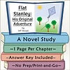Flat Stanley Book Cover for Homeschooling Cover of Flat Stanley: His Original Adventure by Jeff Brown, featuring a kite flying in the sky with trees, used for homeschooling educational resources.