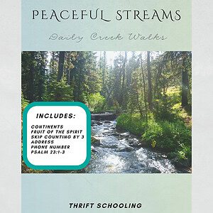 Peaceful Streams Daily Seatwork