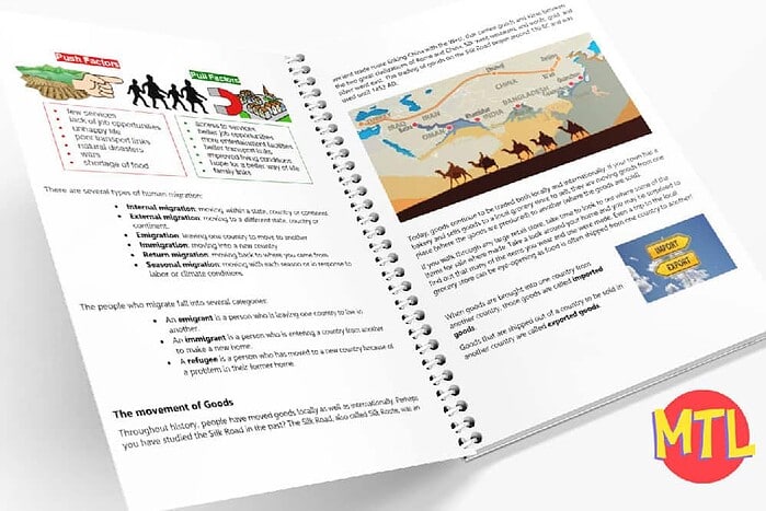 Educational homeschool curriculum with maps and activities for kids.