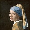 Classic portrait of a girl with a blue headscarf, representing educational inspiration and creativity for homeschooling resources.
